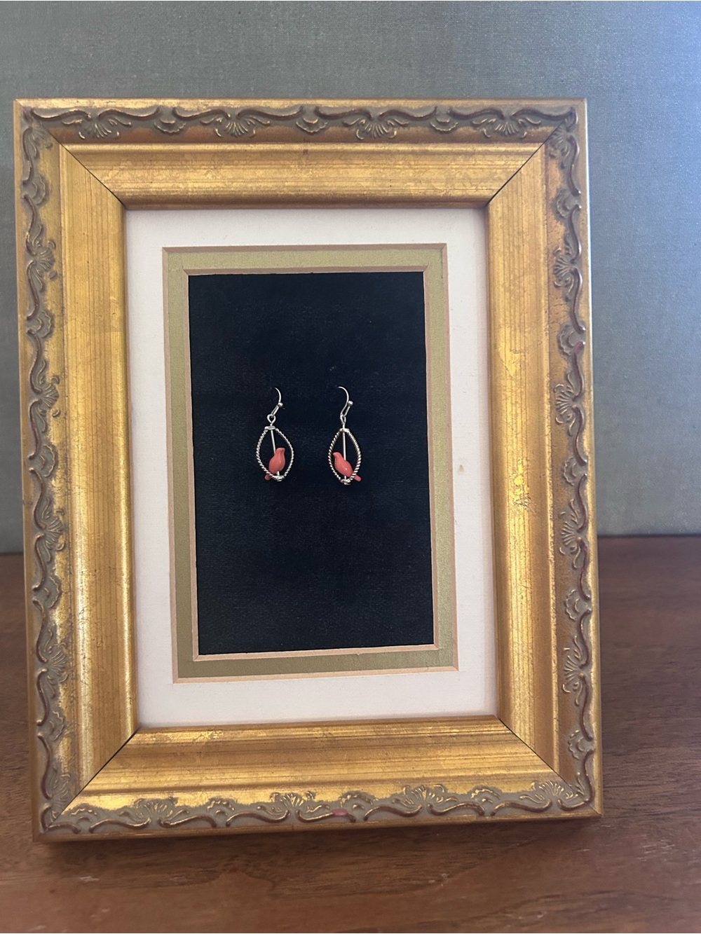 Upcycled Vera Wang Bird Earrings